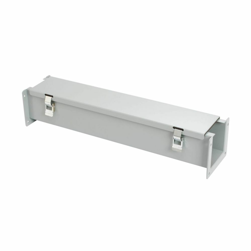 12648-12LW Wireway, 48 in L x 12 in W x 6 in H, Hinged/Latched Cover, Steel