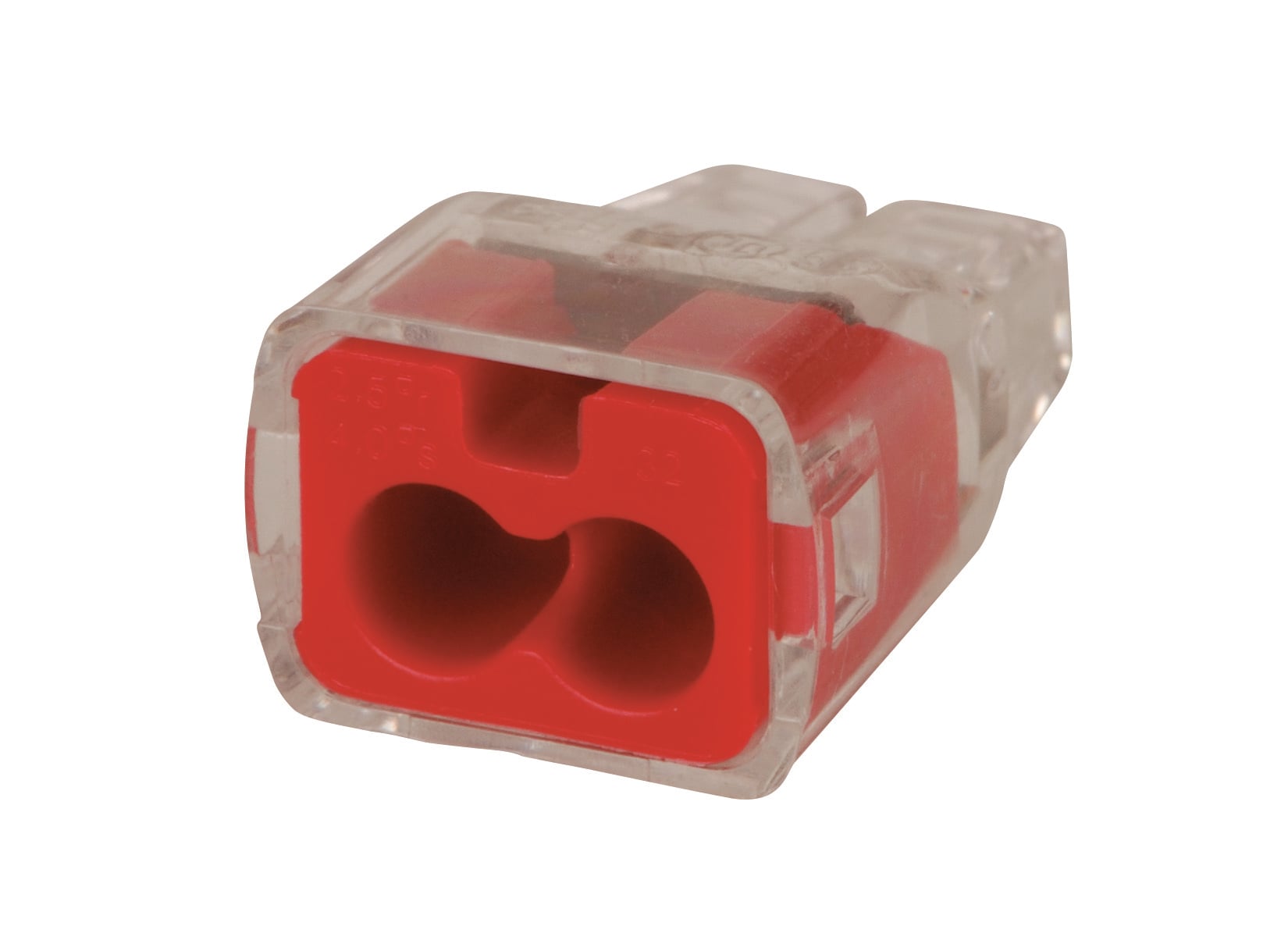 Push-In Wire Connectors, 20 to 12 AWG, 2-Port, Jar of 300