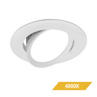 DCG421204KWH 4 in Aperture Dimmable Recessed LED Downlight, LED Lamp, 7.5 W Fixture, 120 V AC, Polymer Housing