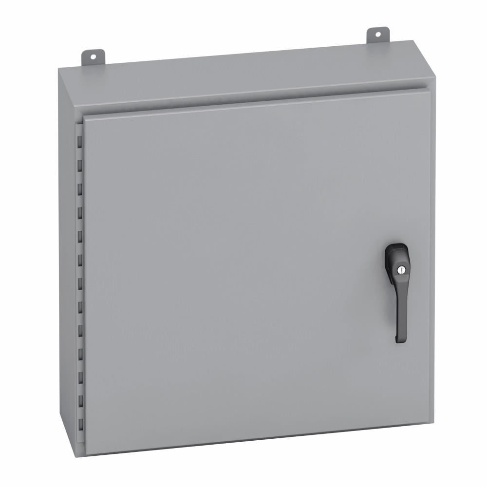 603612-43PT 1-Door Electrical Enclosure, 36 in W x 12 in D x 60 in H, NEMA 4 NEMA Rating, Carbon Steel