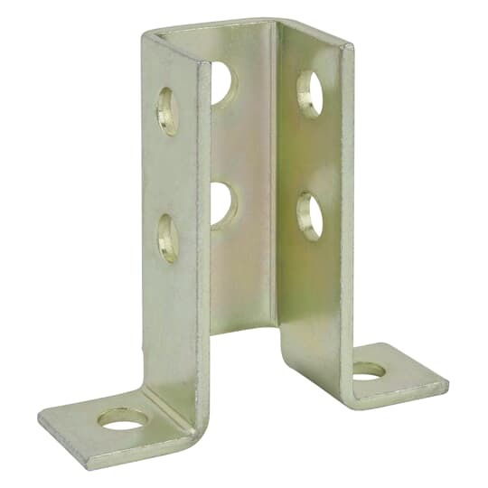 B-922-EG Kindorf Opposite Side Angle Connector, 4-1/2 in L x 4-1/2 in W, Steel
