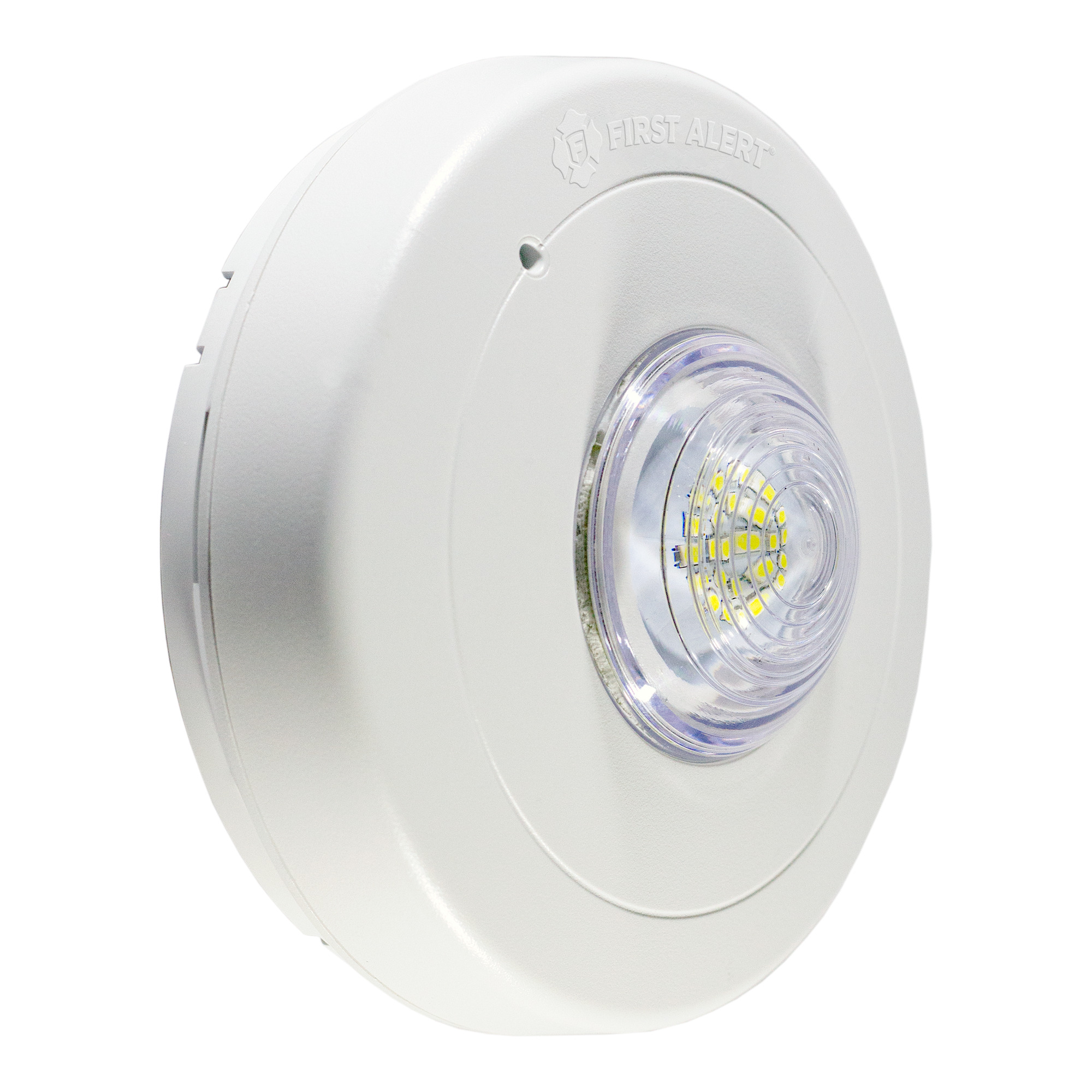 AC hardwired signaling device with 177 candela strobe light