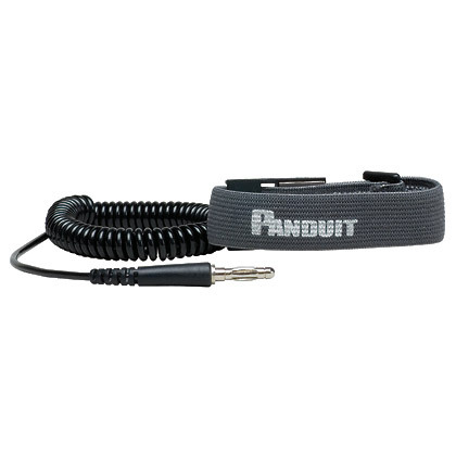 StructuredGround RGESDWS ESD Wrist Straps, Black, Fabric, PK1