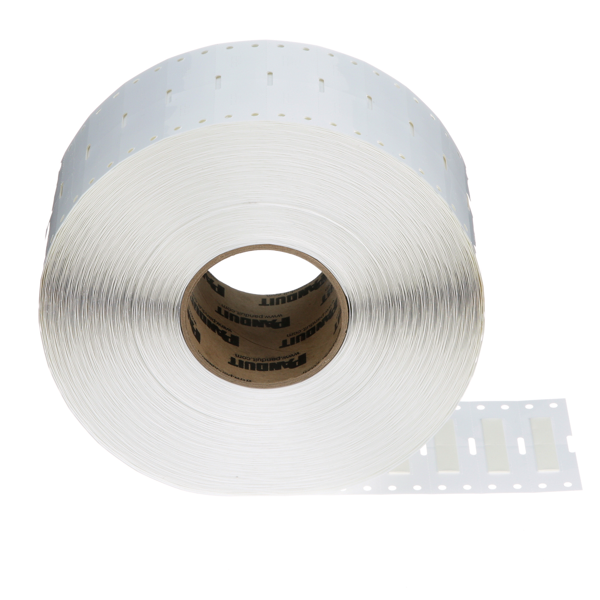 H050X044H1T-B Heatshrink, PO, White, Mil Grade, 10000 Lbls, TT, 0.44"x0.5"