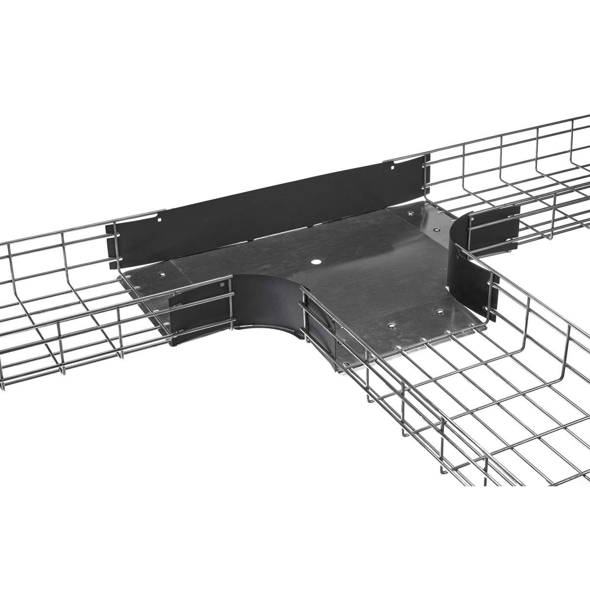 HBTT0612 Pre-Formed Standard Tray Tee, 12 in W Tray, 6 in H, Steel