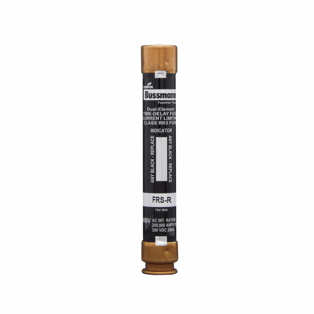 FRS-R-25ID Fusetron  Current Limiting Time Delay Fuse, 25 A, 600 V AC/300 V DC, 200/20 kAIC Interrupt, RK5 Class