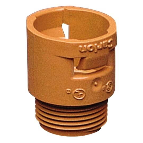 SCA243E Carlon Non-Metallic Threaded Adapter, 3/4 in, For Use With Resi-Gard Flexible Raceway, Conduit and Fittings