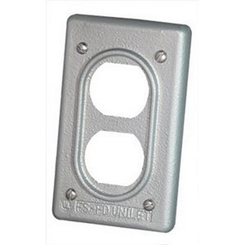 1Gang Duplex Receptacle Cover