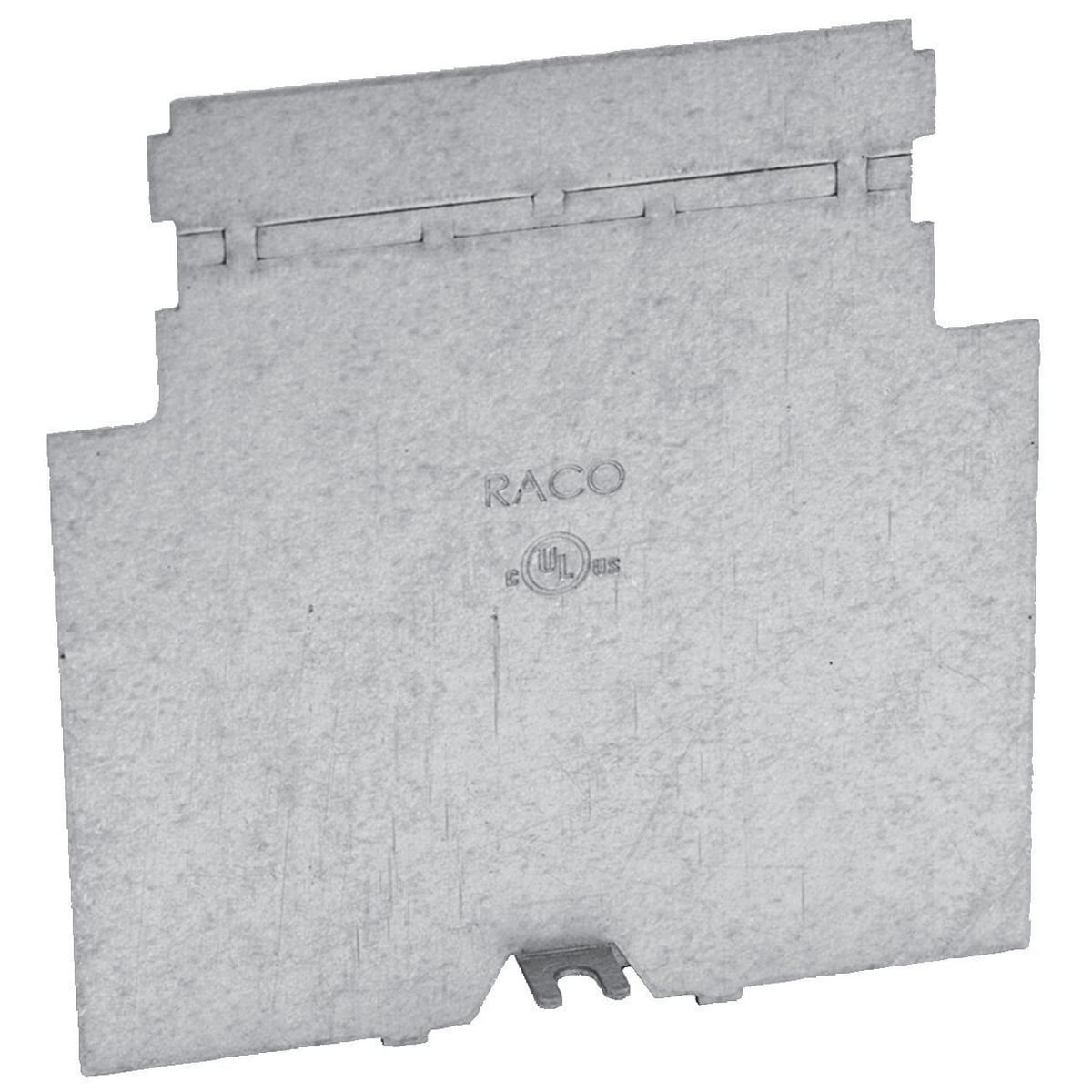 HBL981 Folded Low Voltage Solid Standard Partition Divider, 4.72 in L x 0.49 in W, Steel, For Use With HBL260, HBL263 1/2, 3/4, 1-1/4 in D Mud Ring Large Capacity and Gangable AV Wall Box