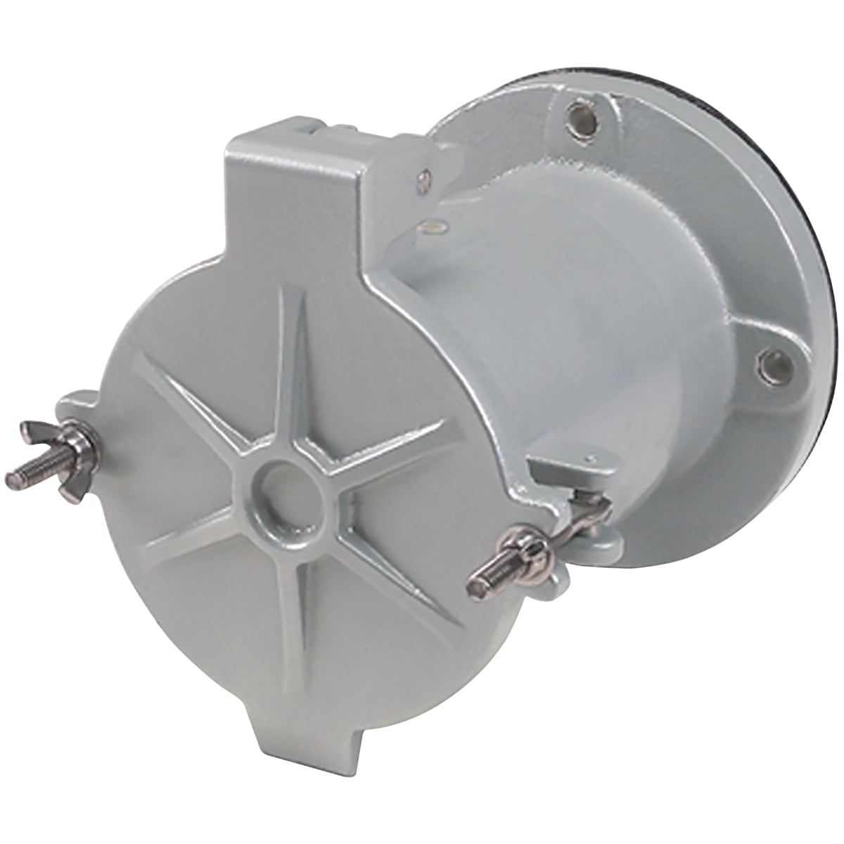 VR20422 VR Series Heavy Duty Style II Pin and Sleeve Receptacle, 600 V AC/250 V DC, 200 A, 4 Poles, 3 Wires, Gray