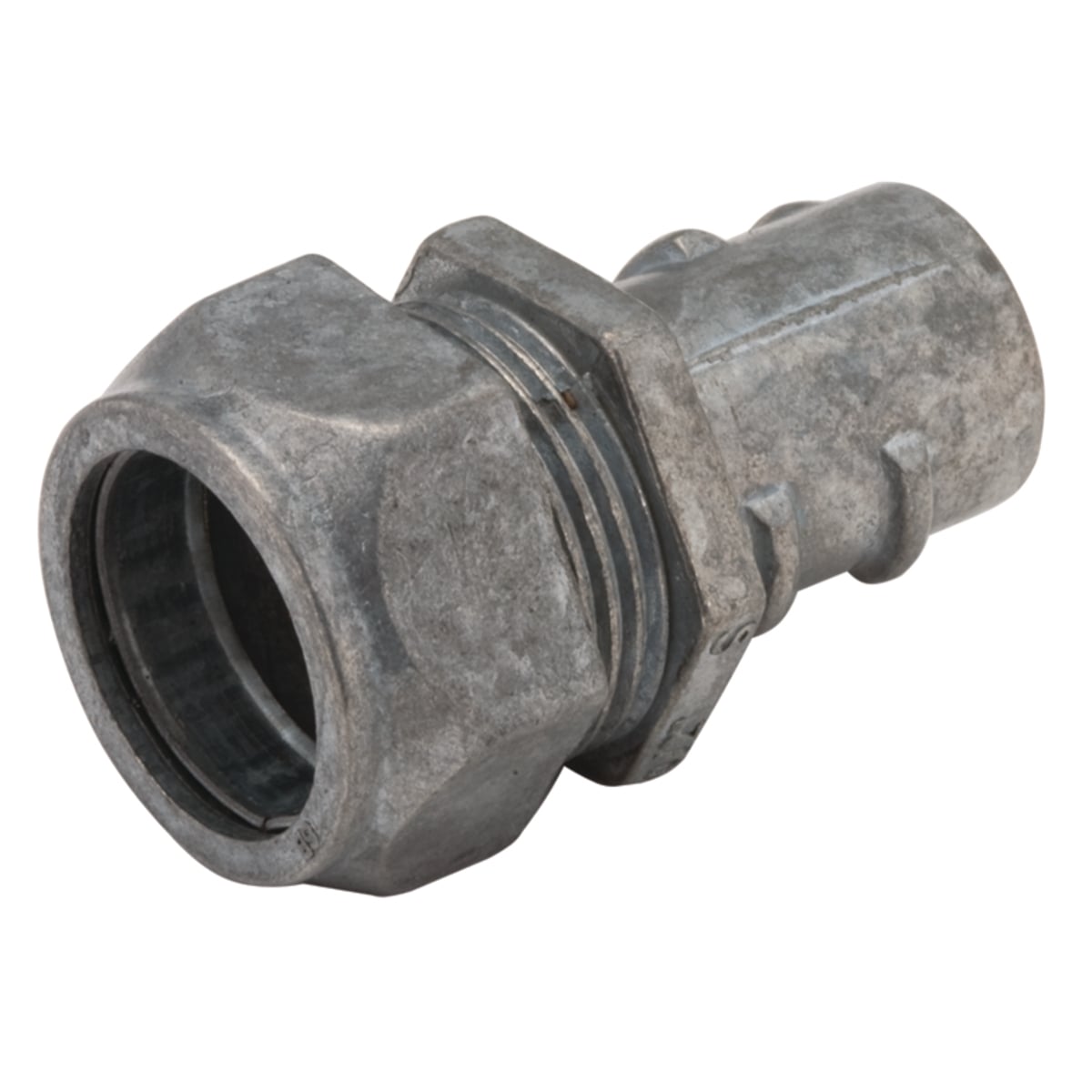 1482 Compression Conduit Combination Coupling, 1/2 in, For Use With Flex to EMT Conduit, Die Cast Zinc