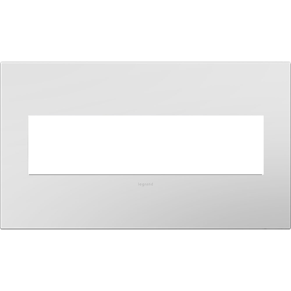 AWP4GPW4 Adorne Designer Wall Plate, 4 Gangs, 8.88 in W x 5.13 in H, Plastic