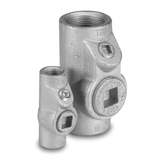 EYS41-TB T&B Double Coated Conduit Sealing Fitting, 1-1/4 in, For Use With Rigid/IMC Conduits, Ductile Iron, Aluminum Acrylic Painted/Zinc Plated