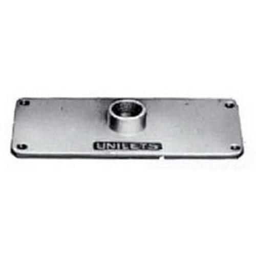 One Hub Cover; 3/4 Inch, Malleable Iron, Zinc Electro Plated, Chromate, Epoxy Powder Coated