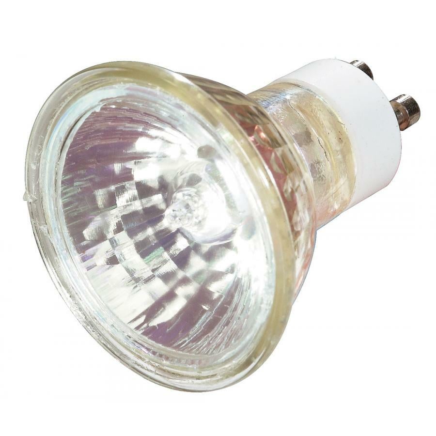 S3517 Dimmable Lensed Halogen Lamp, 50 W, GU10 Halogen Lamp, MR16 Shape, 550 Lumens Initial Lumens