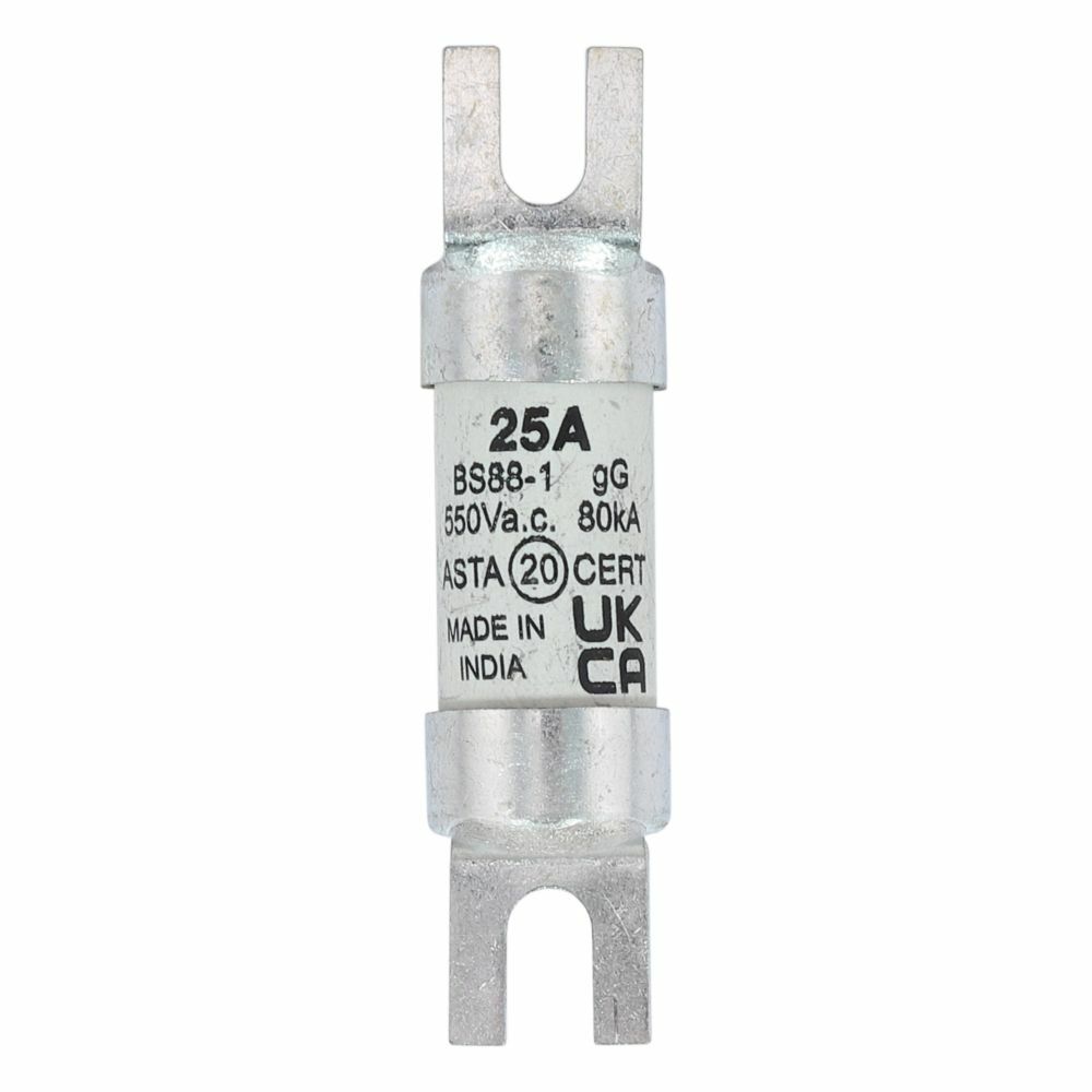 NITD25 Low Voltage Non-Indicating Fuse Link, 550 V, 25 A, For Use With Class C/gG/gL Fuse, Ceramic