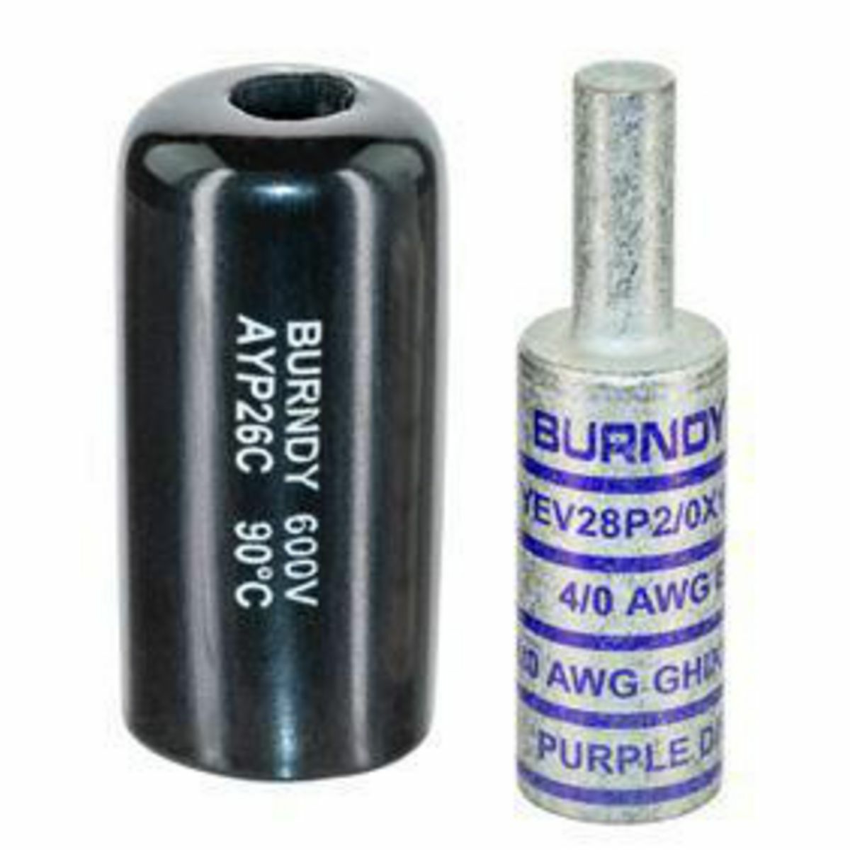 YEV28P2/0X100FX YEV Connector Compression Pin Adapter, 0.37 in Dia Pin, Purple