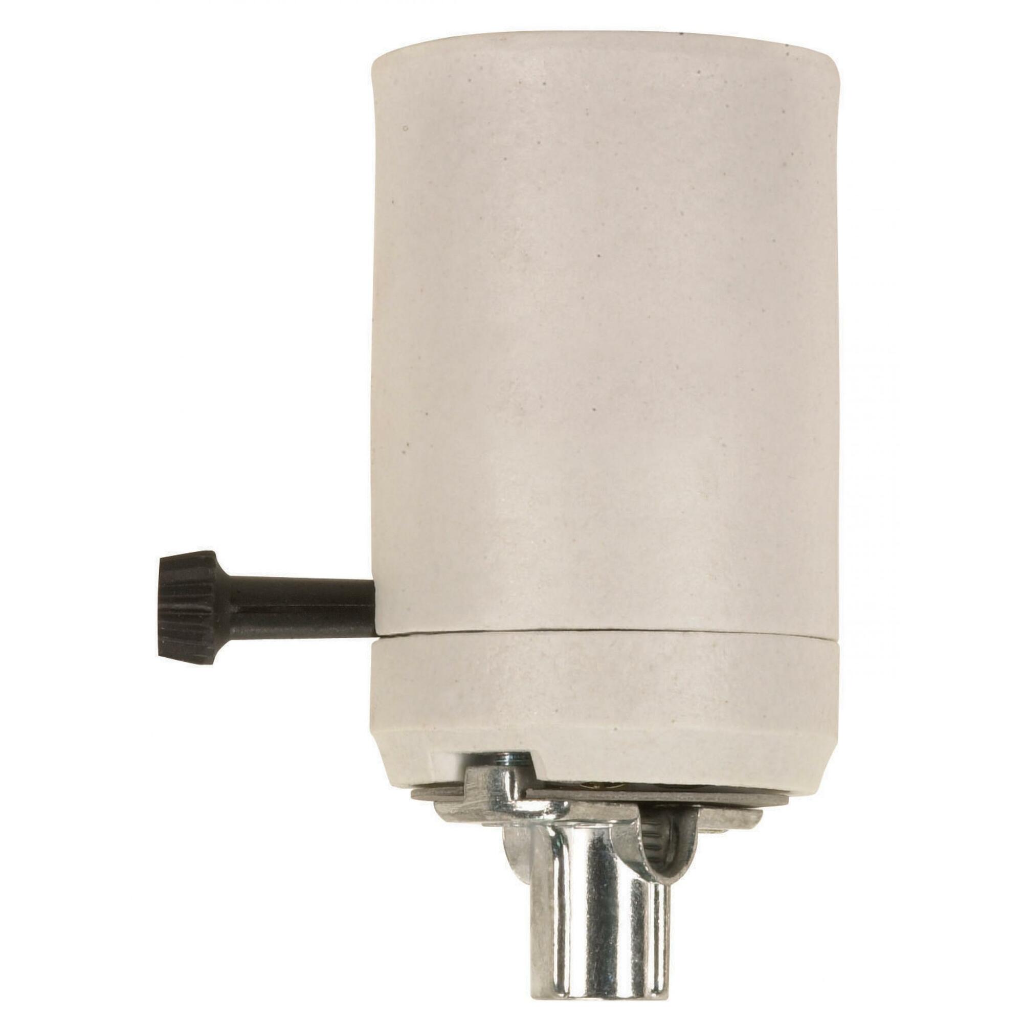 90-428 3-Way Turn Knob Socket with Hickey, 750 W Lamp, 250 V AC, E39 Lamp Base Incandescent Lamp