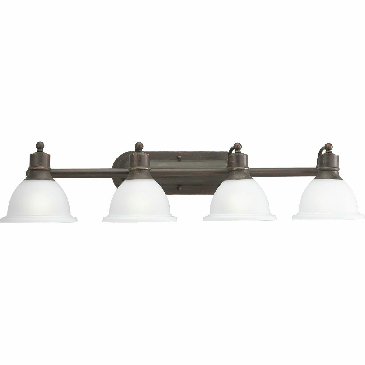 P3164-20 Madison Transitional Bath and Vanity Fixture, (4) A19 Lamp, 120 V AC, Bronze Painted Housing
