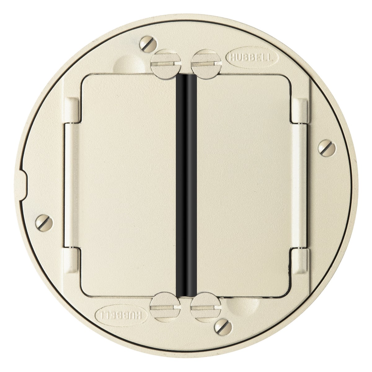 S1TFCI S1 Standard Universal Tile Cover, 5.62 in Dia, 5.62 in W x 0.64 in D, Hinged Cover, Cast Aluminum