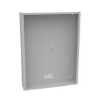 24x4x18 Screw Cover Type 1 UL Listed Steel No Knockouts ANSI 61 Gray Cover with Teardrop Slots Mounting Holes in Back