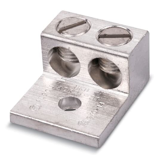 ADR99-21 Blackburn Type ADR-ALCUL Dual Rated Mechanical Lugs, 500 to 1000 kcmil Conductor Aluminum/Copper Conductor, 5/8 in Stud, 1 Bolt Holes
