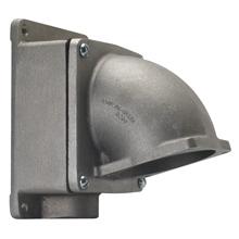 AJ46 AJ Back Box With Front Opening, For Use With 60/100 A Pin and Sleeve Receptacles, Aluminum