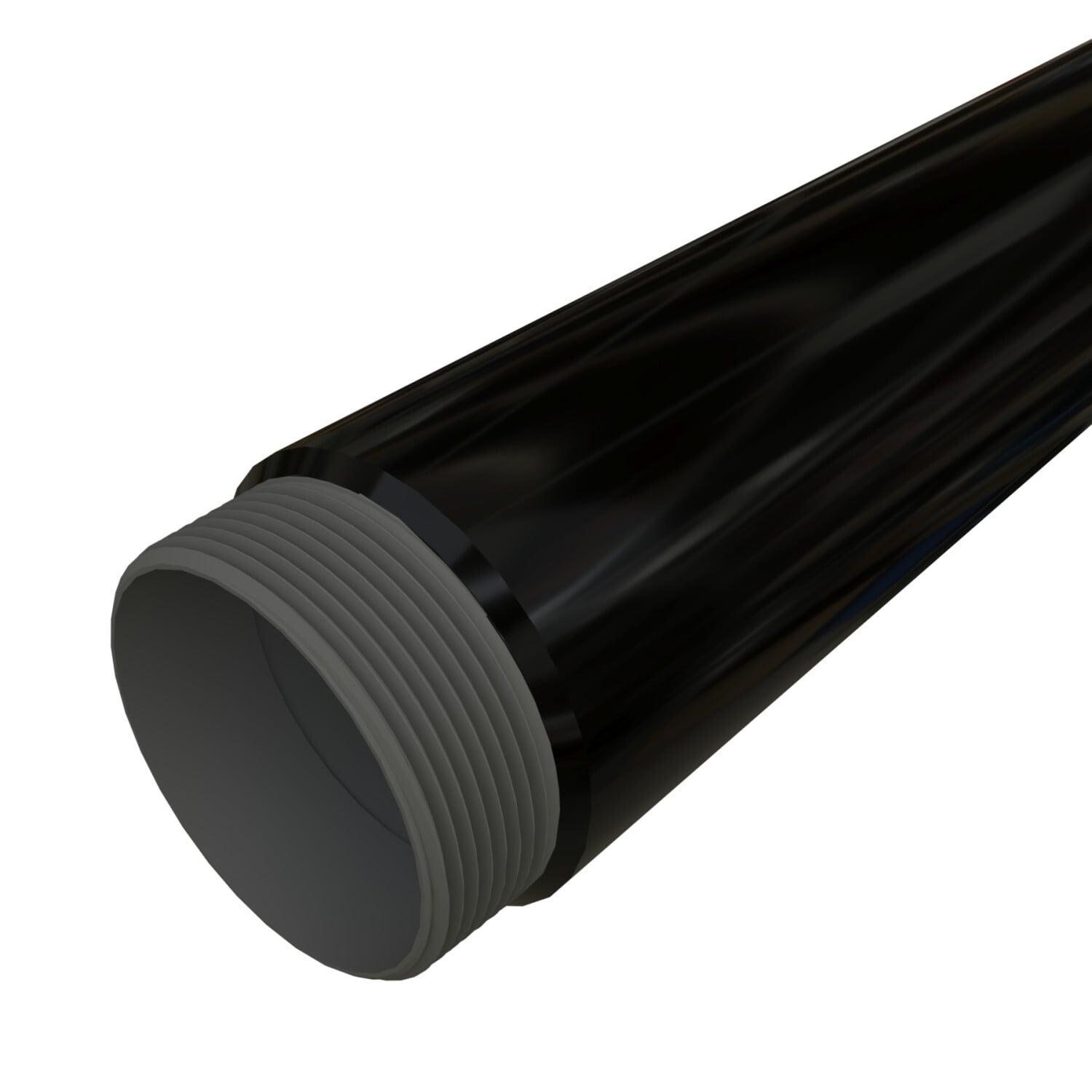 PV1010CT00 NPT Threaded Galvanized Rigid Conduit With Coupling, 1 in Trade, 1.063 in ID x 1.395 in OD, 10 ft L, Steel