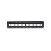 69270-U48 eXtreme 2-RU Flat Patch Panel With eXtreme Cat 6 Connector, 48 Ports, CAT 6, 26 to 22 AWG Terminal, Plastic/Steel