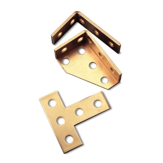 B-918 Kindorf 900 9-Hole Left Hand Gusset Connector, 4-1/2 in L x 3 in W, For Use With Channel, Steel, Galv-Krom/Standard