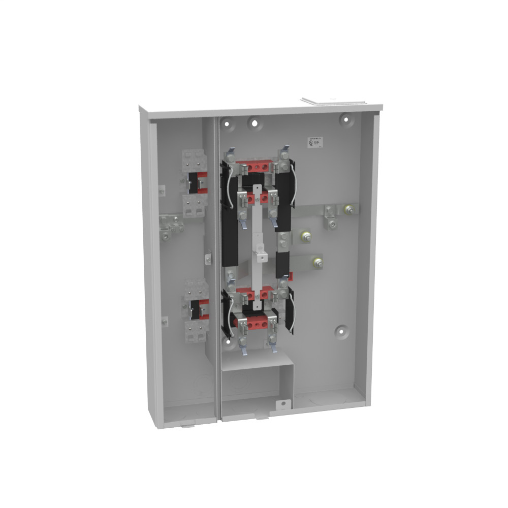 U2862-X-KK 4 Term, Ringless, Large Closing Plate, Horn Bypass, 2 Position, 2-200 Amp, Main Breaker Provision