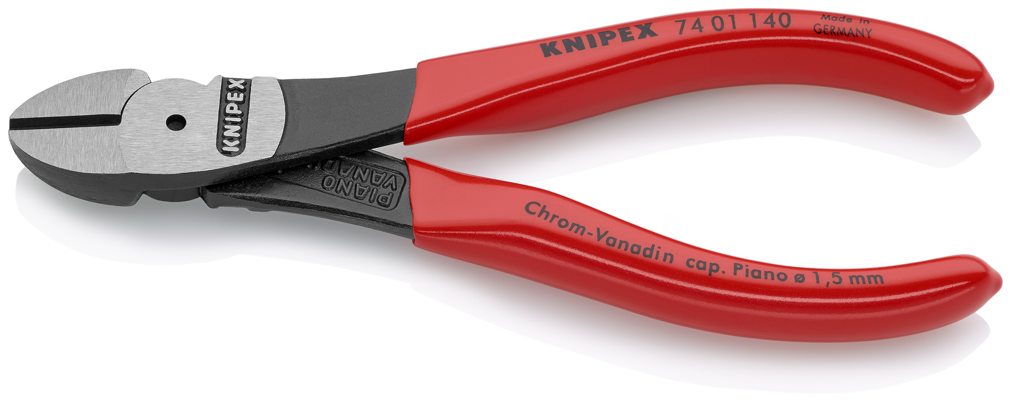 High Leverage Diagonal Cutters, 5 1/2 in., Plastic Coating