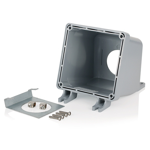BX100LEV LEV Series Non-Metallic IEC Pin & Sleeve Backbox , PBT