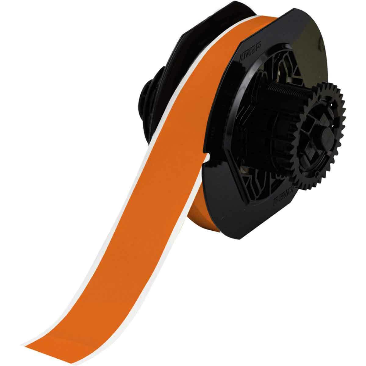 B30C-1125-595-OR B30 Thermal Transfer Vinyl Tape, 1-1/8 in W, Orange, B-595 Vinyl