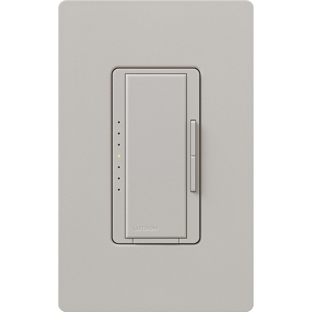 MSCLV-1000M-TP Maestro MLV Dimmer Switch, 800W, 1000VA, 1 Pole/Multi-Location, No Neutral Required, 120V, Taupe