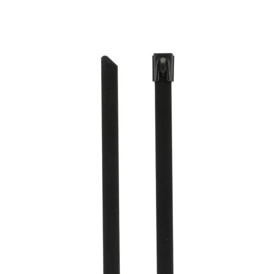 LS-7.9-520-C Ty-Rap High Performance Heavy Duty Cable Tie, 20-1/2 in L x 0.31 in W x 0.01 in THK, 316 Stainless Steel, Black