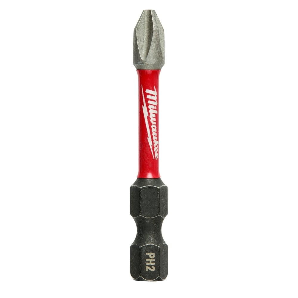 48-32-4462 Shockwave Impact Duty Impact Power Bit, #2 Phillips Point, 2 in OAL, 1/4 in, Steel