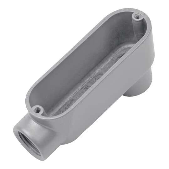 ALB-9 Red Dot Type LB Conduit Body, 3-1/2 in Hub, 366 cu-in Capacity, Die Cast Aluminum