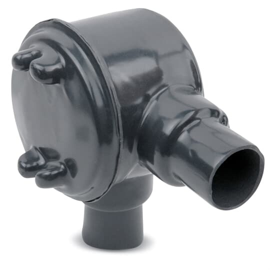 GUAL36-G Ocal Explosionproof L-Shape Conduit Outlet Box, 1 in, 3 in Cover Opening, 16.2 cu-in Capacity, PVC Coated/Zinc Plated