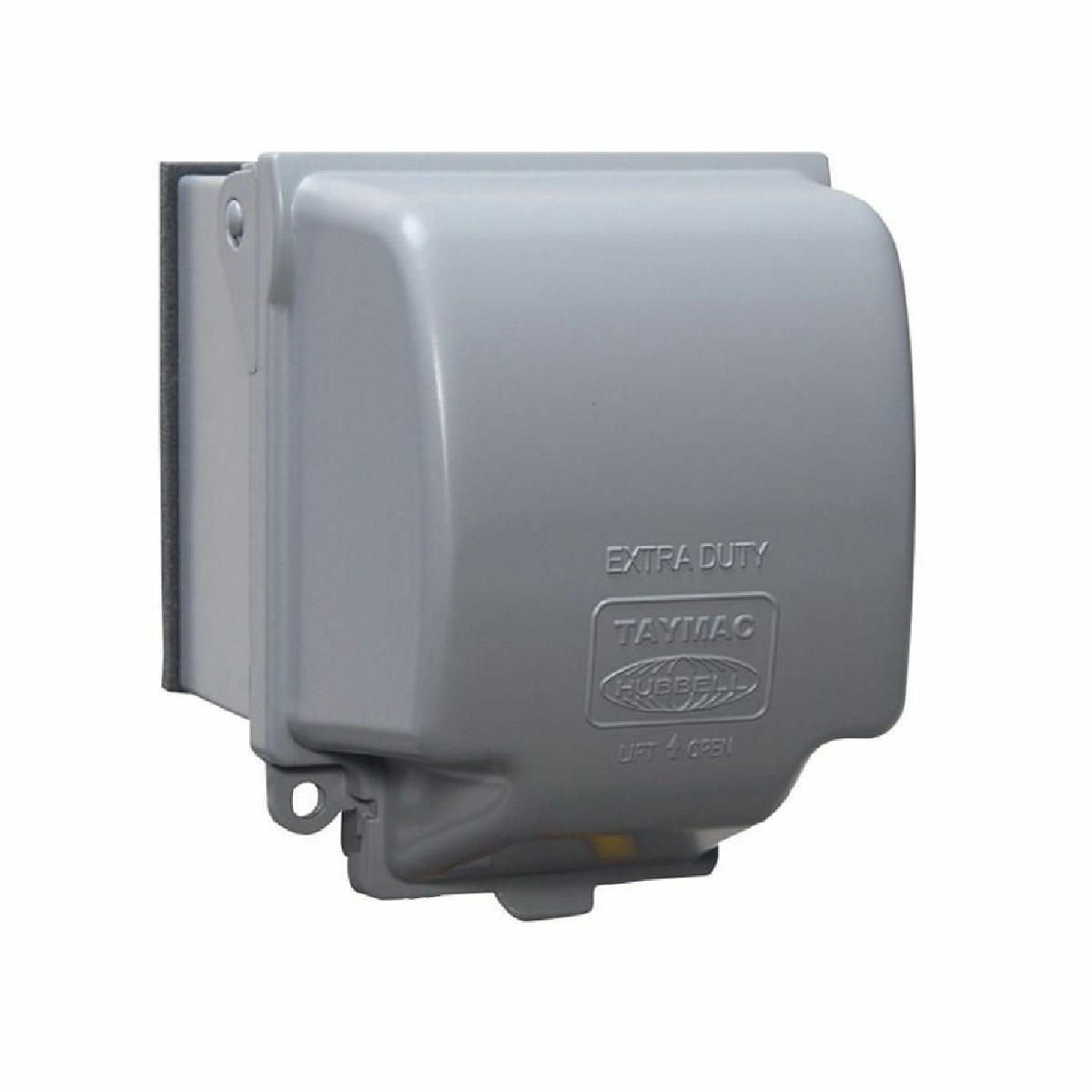 MX7200 Extra Duty Jumbo Weatherproof In-Use Cover, 5-1/2 in L x 5.02 in W x 5-1/8 in D, Die Cast Aluminum