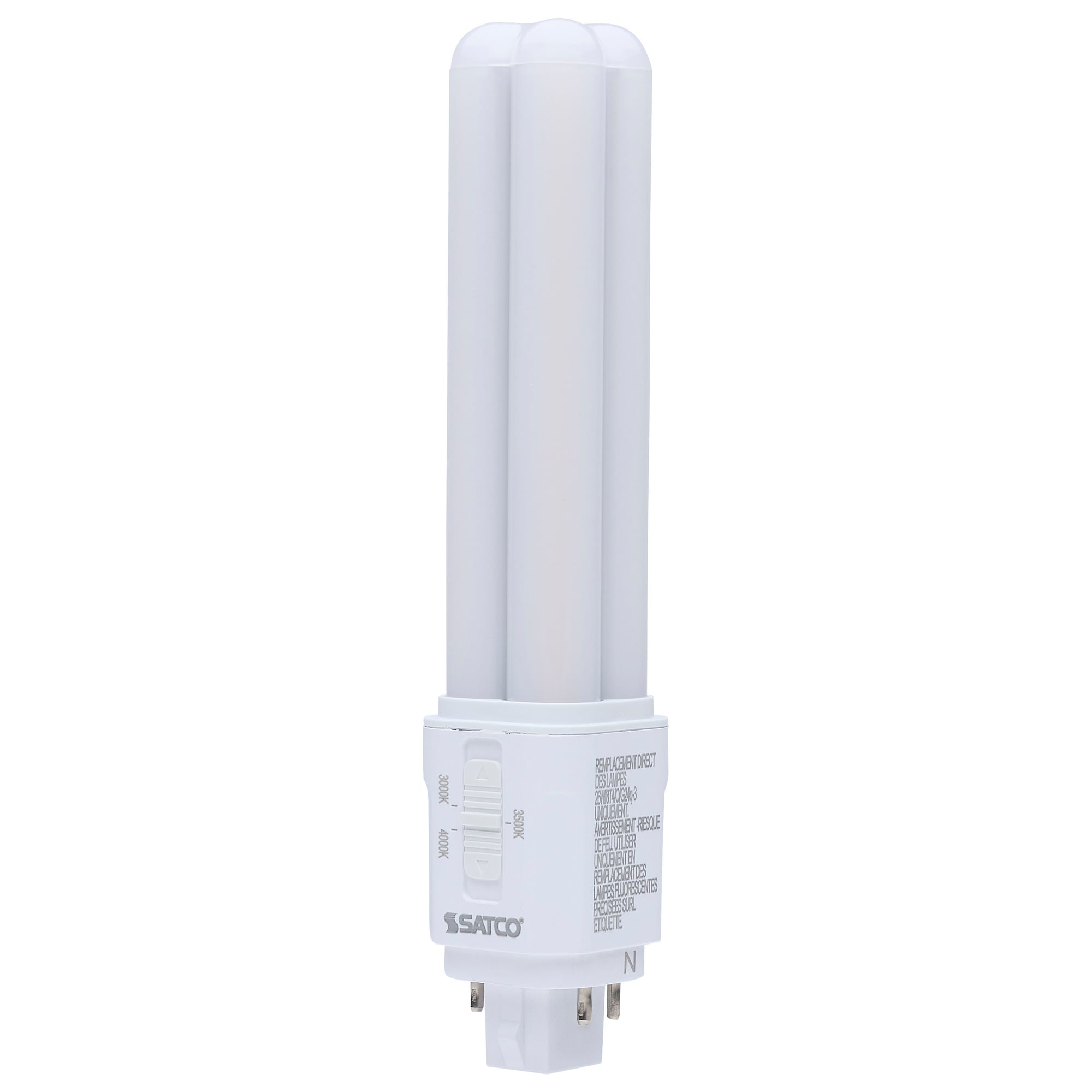 9.5 Watt LED PL - 30K/35K/40K CCT Selectable - G24q Base - Type A/B - 120-277 Volt