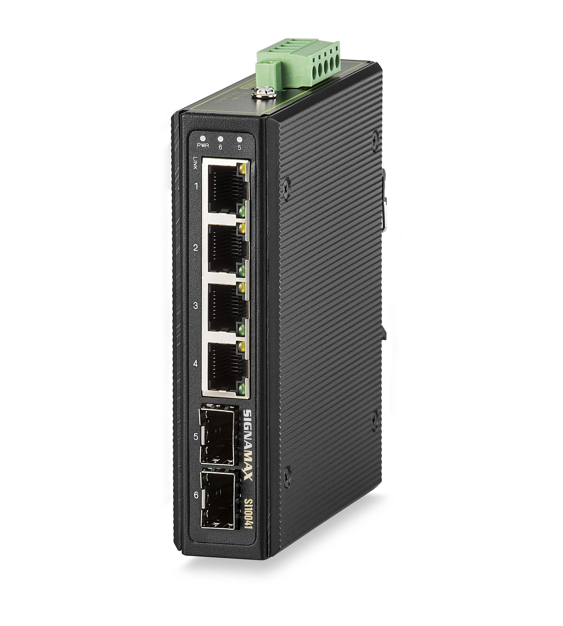 I-100 4 Port Ind Gigabit SW with 2 Gigabit SFP Ports