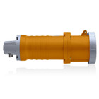 100 Amp, 125/250 Volt, IEC 309-1 & 309-2, 3P, 4W, North American Pin & Sleeve Connector, Industrial Grade, IP67, Watertight, - Orange