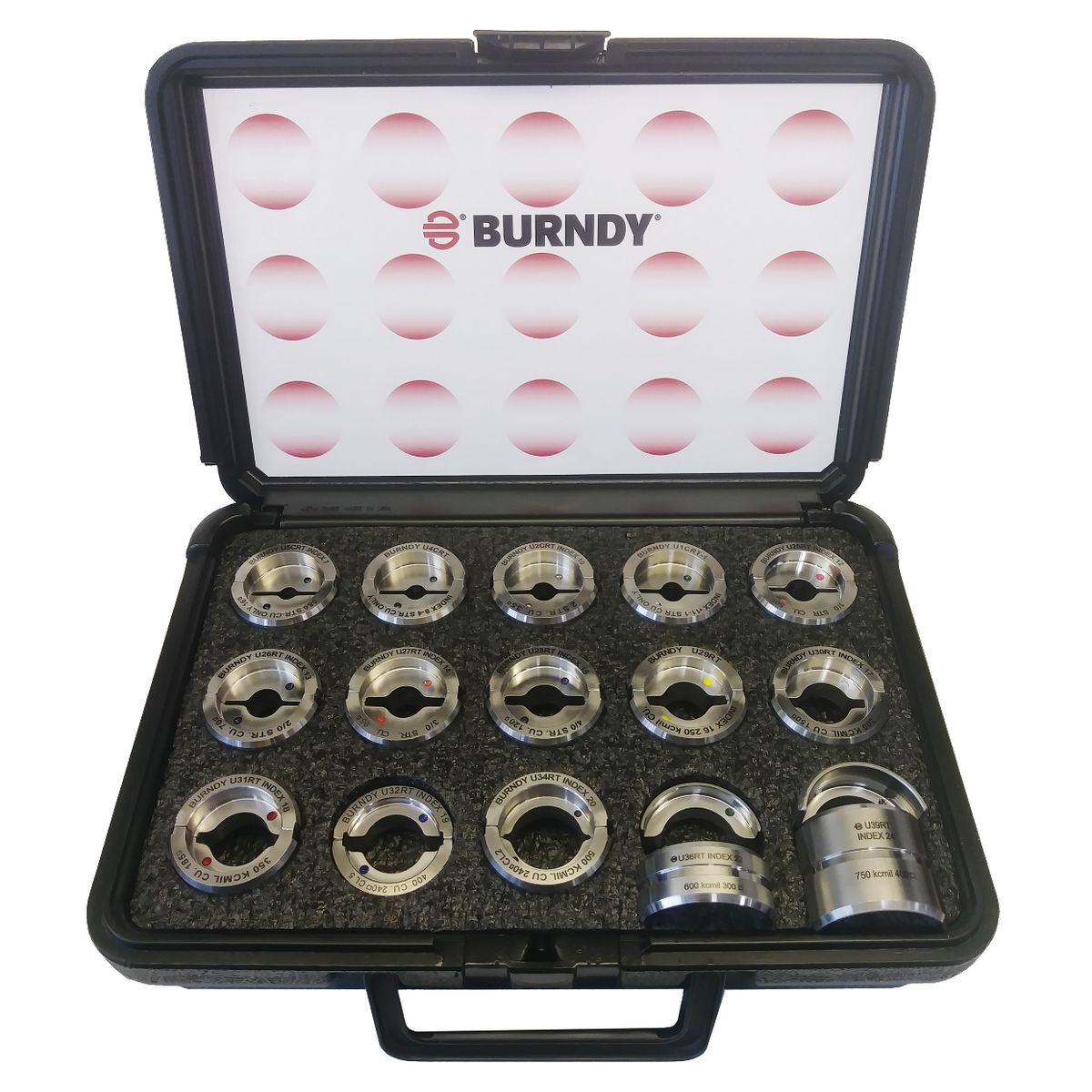 UDIEKITCU Style U Radial Butting Twin Crimping Die Set, 15 Pieces, Stainless Steel
