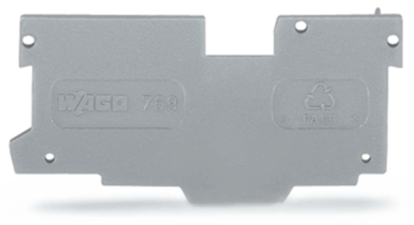 769-307 End and Intermediate Plate, Polyamide, Gray
