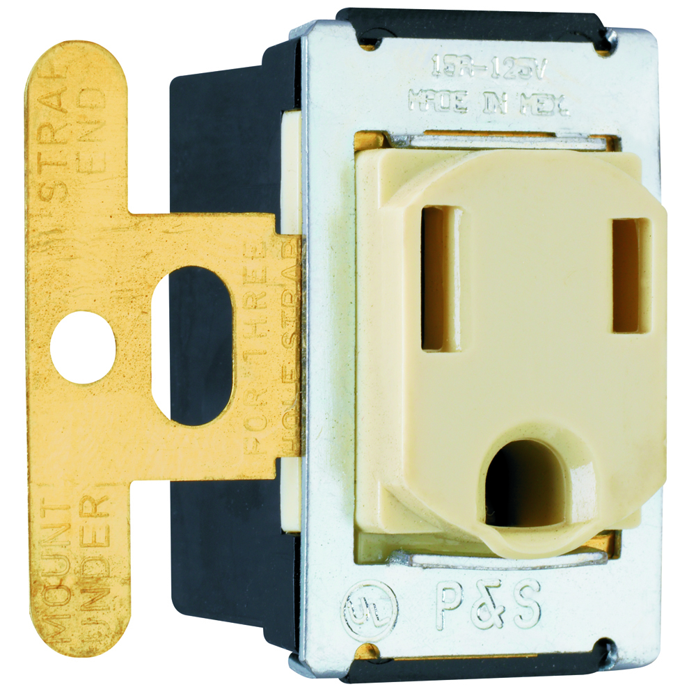1432 Despard Receptacle, Ivory