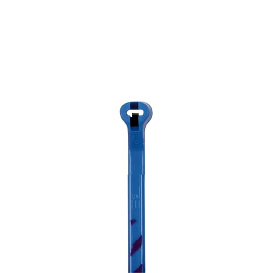 696-40527-6-7-C Ty-Rap Striped Binder Cable Tie, 3.6 in L x 0.09 in W, Nylon/Polyamide 6.6, Blue/Purple