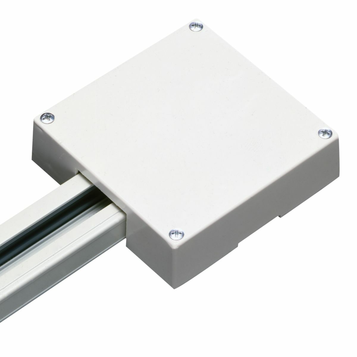 L907P Halo Power-Trac Outlet Box, For Use With T-Bar Style Grid Ceiling, Polycarbonate, White