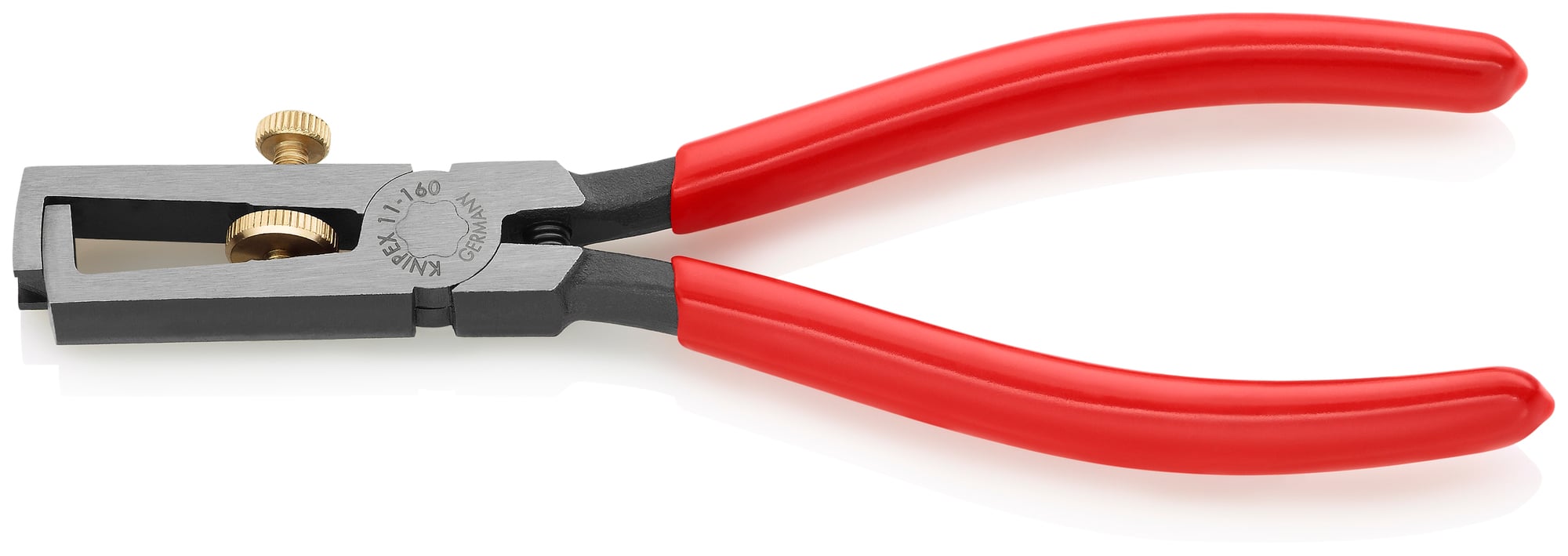 End-Type Wire Stripper, 6 1/4 in., Plastic Coating