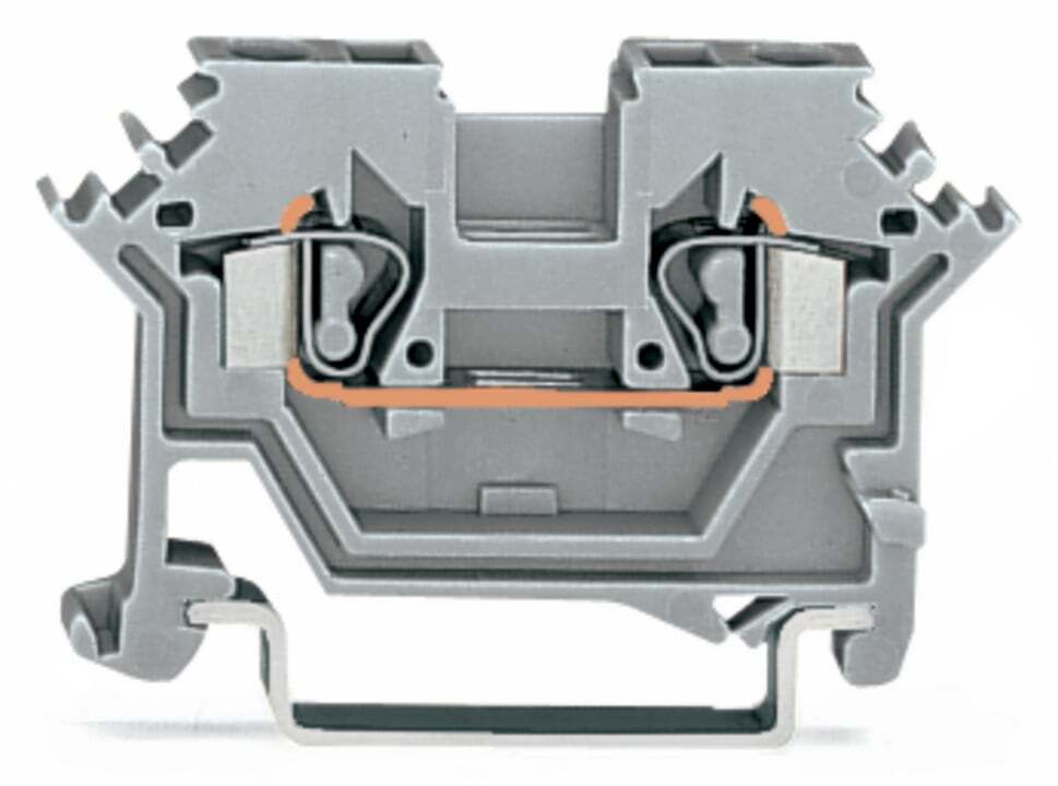 280-602 Operating Tool Conductor Terminal Block, 800 V, 24 A, 28 to 12 AWG Wire, 1 Poles, DIN Rail Mount